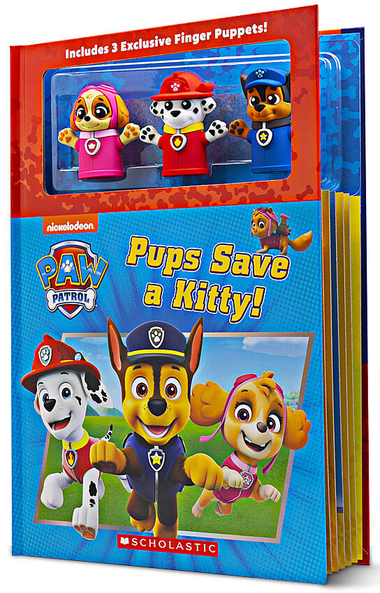 PAW Patrol- Pups Save a Kitty! with Finger Puppets - PAW Patrol, 978-1-339-01076-2,22pp
